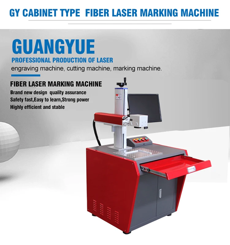Professional 30 Watt Mopa Fiber Color Laser Marking Machine Plastic