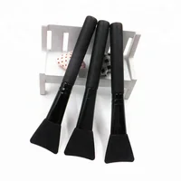 

High Quality Eco-friendly All Black Silicone Brush for Facial Mask