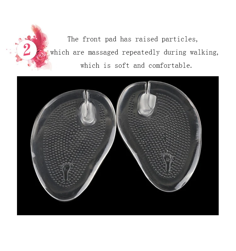Selfadhesive Shoes Insoles Silicone Gel Thong Sandal Toe Protector