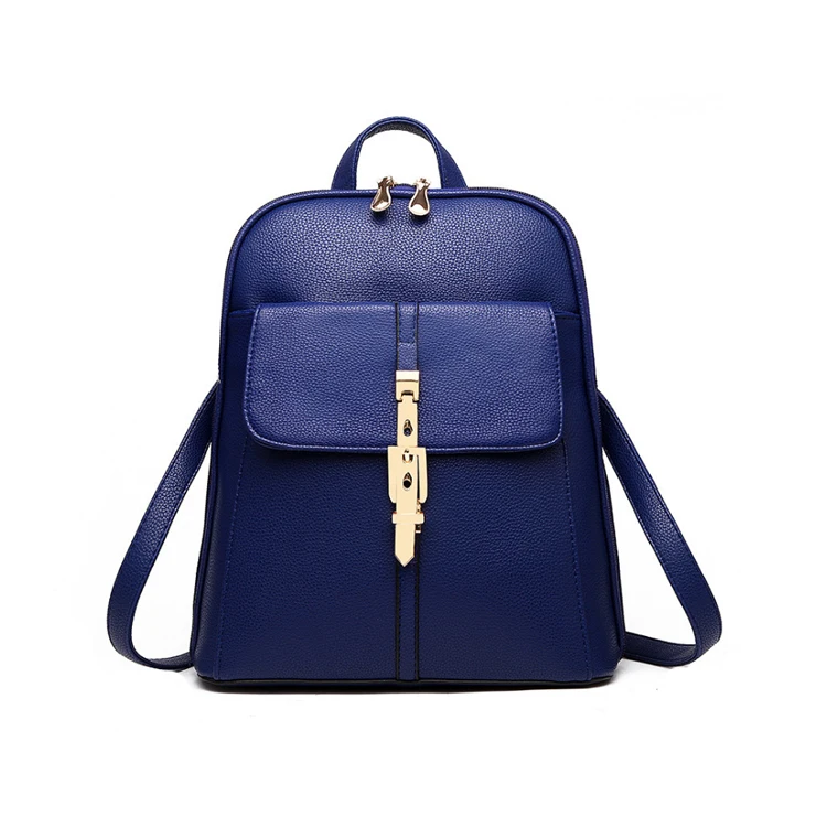 School Bags Pu Women Backpack