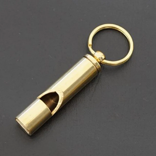 
Factory Wholesale Pure Copper With Keychain Seek Survival Whistle Outdoor Training Whistle  (60764771522)