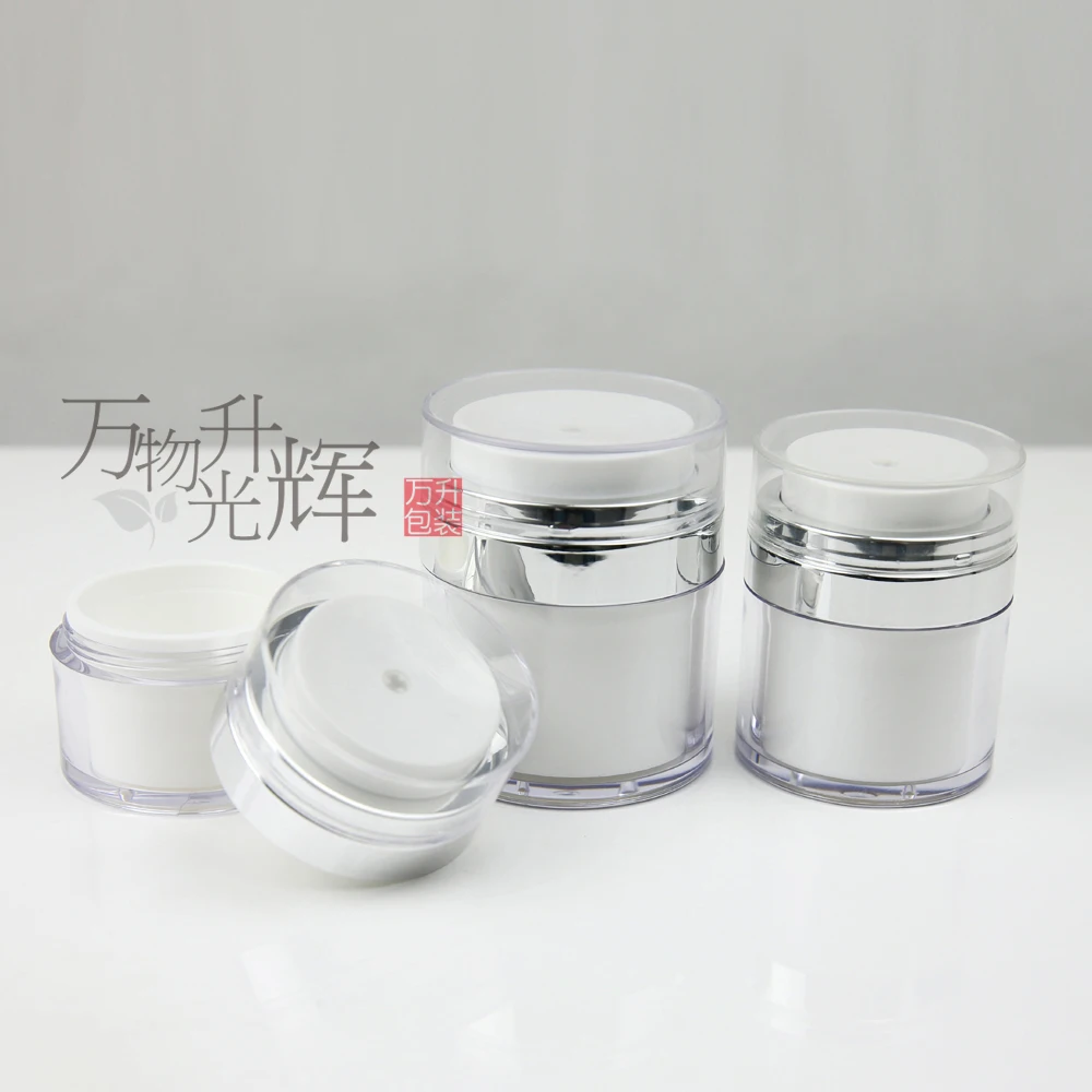 
Acrylic cosmetic jar Plastic cream airless pump jar in cheap price 