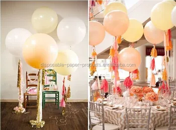 Affordable Adorble Balloon Decor Ideas 36 Jumbo Giant White