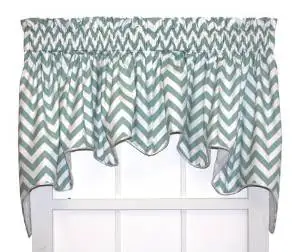 Buy Reston Zig Zag Print Lined Duchess Swags Curtains Pair 70 Inch