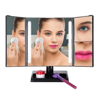 

New makeup 360 mirror espejo maquillaje mirror with illumination