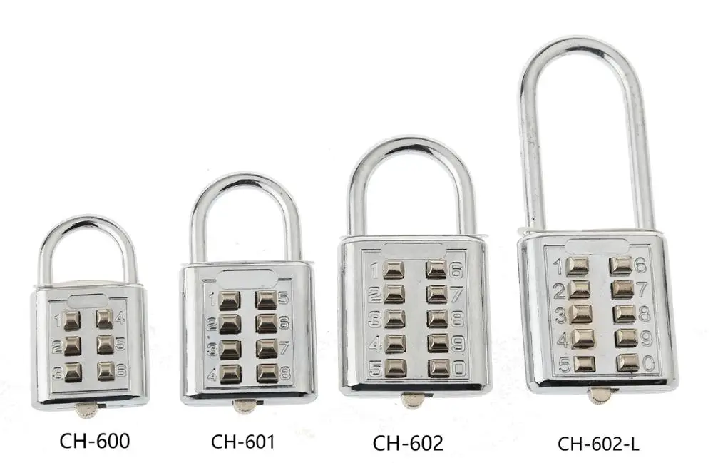 Ch-602 Push Button Combination Padlock - Buy Push Button Combination ...