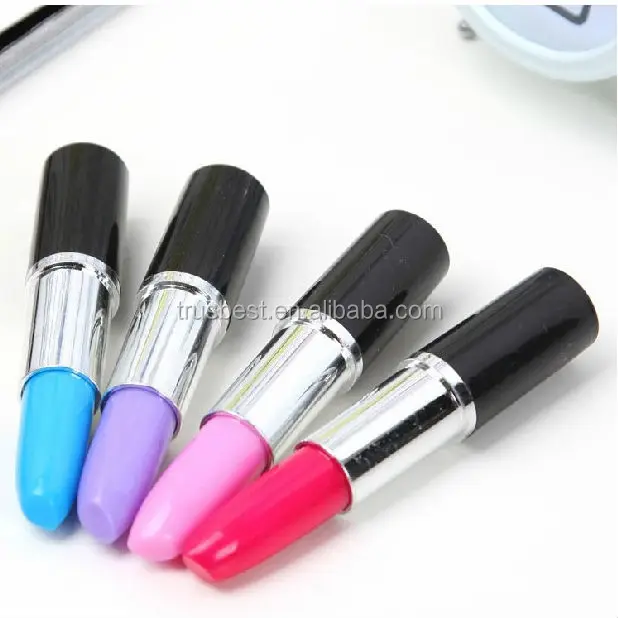 TK-13 Cute Kawaii Korea Novelty Lipstick style Ballpoint Pens Lovely Ball Pen, promotional lipstick pen