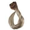 Wholesale remy human hair hot sale factory price clip in hair extensions