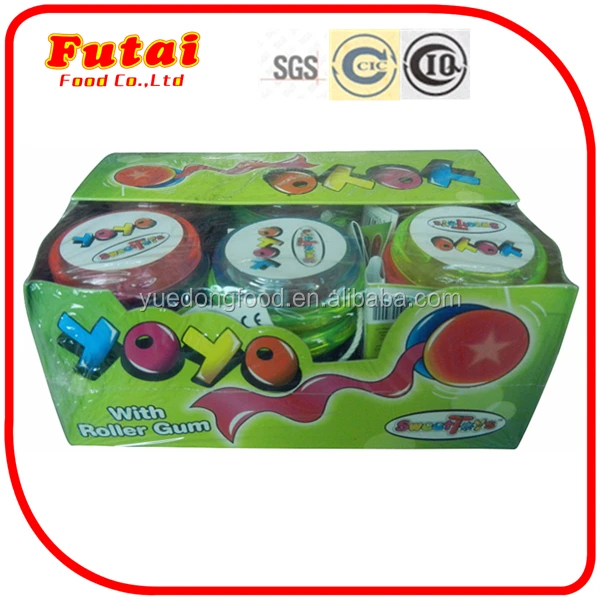 30g Sweet YoYo ball candy toy with bubble roll gum, View china candy