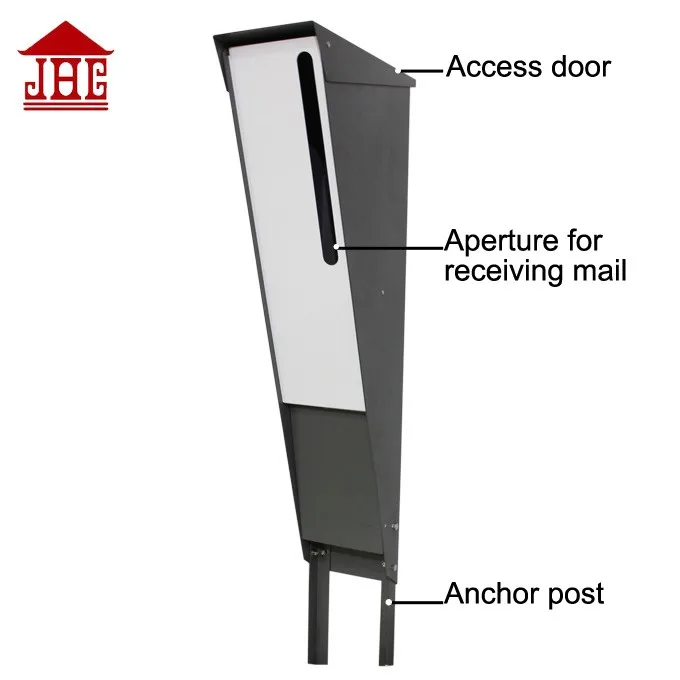 Modern Free Standing Mailboxes/outdoor Metal Letter Box/house Letterbox