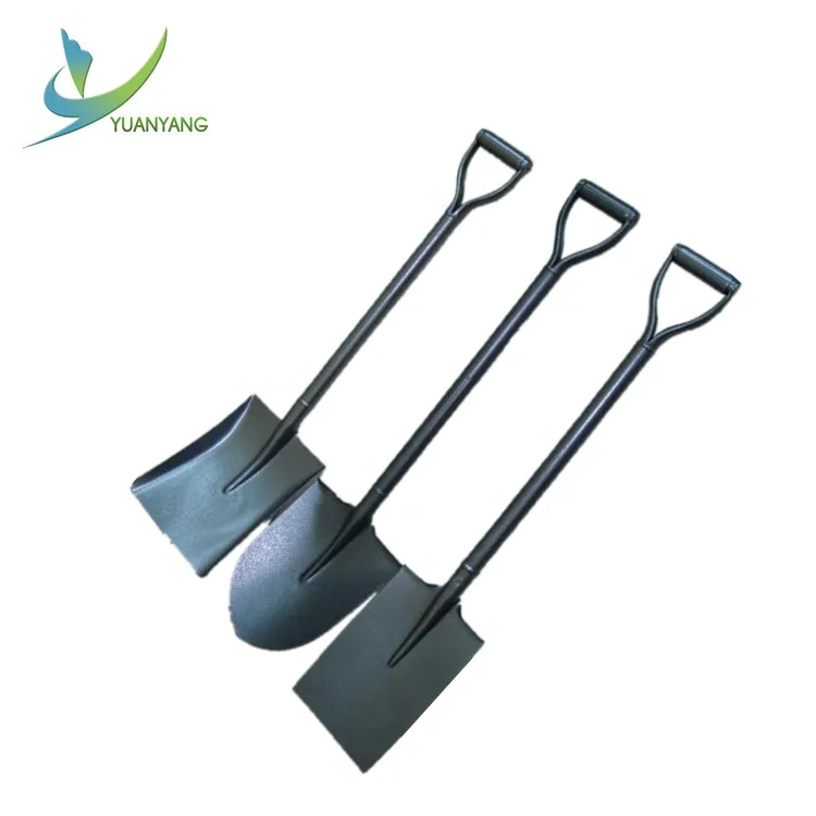 Painted Round Point Shovel Spade Square Shovel With Iron Handle - Buy ...