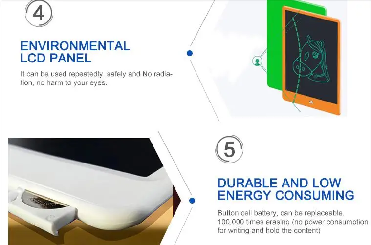 12 Inch Electronic Notepads With Custom Logo Lcd Writing Tablet Buy