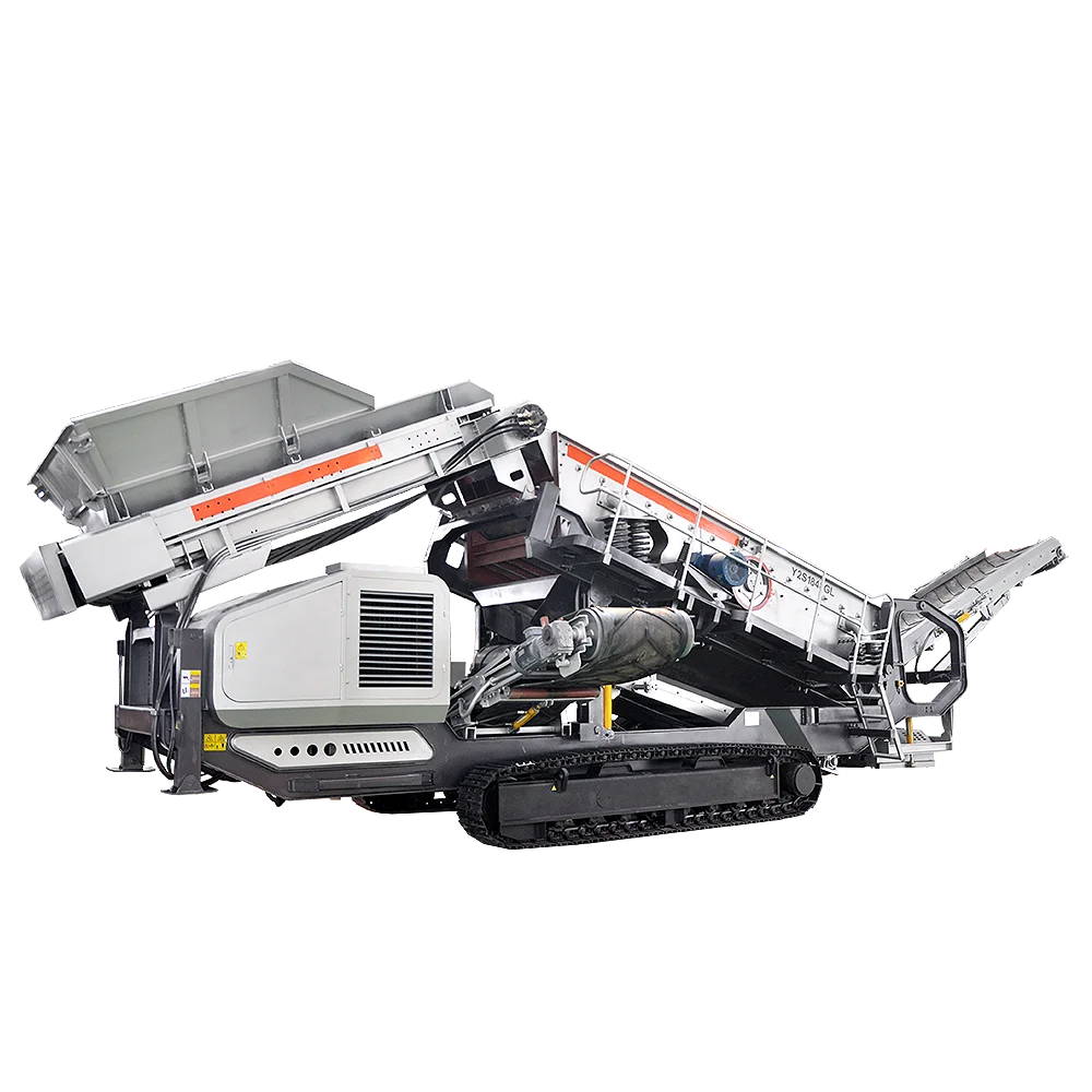 Concrete Crushing Recycling Equipment Track Crusher Screening Plant For