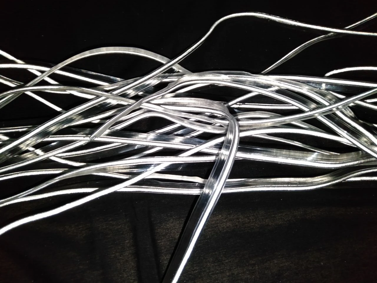 product-706-529 3mm 3.5mm 0.3cm Transparent Pvc Plastic Hi Viz Reflective Sewing Piping Trim Strips Strap Reflect Cord for Backpack Bag Luggage