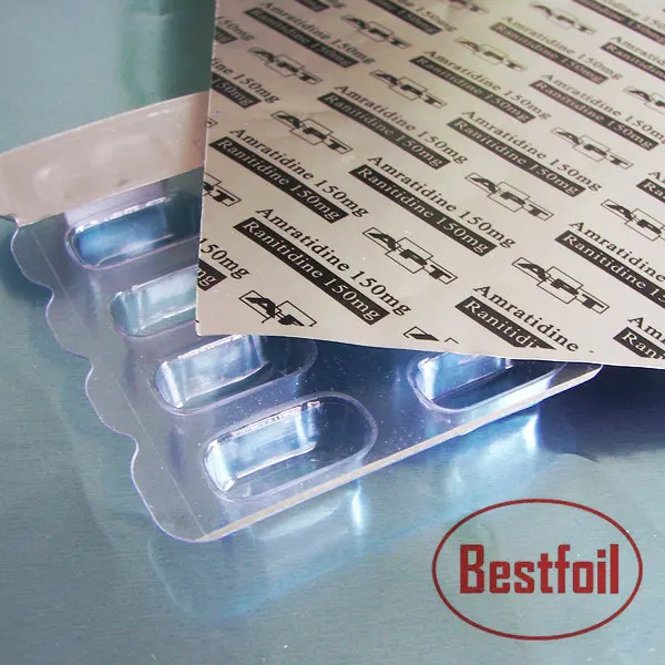 Printed Aluminum Foil For Blister Packing Primer/alu20/hsl34g Buy