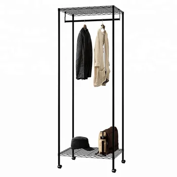 Sturdy Shelving Garment Rack Rolling Clothes Rack For Closet