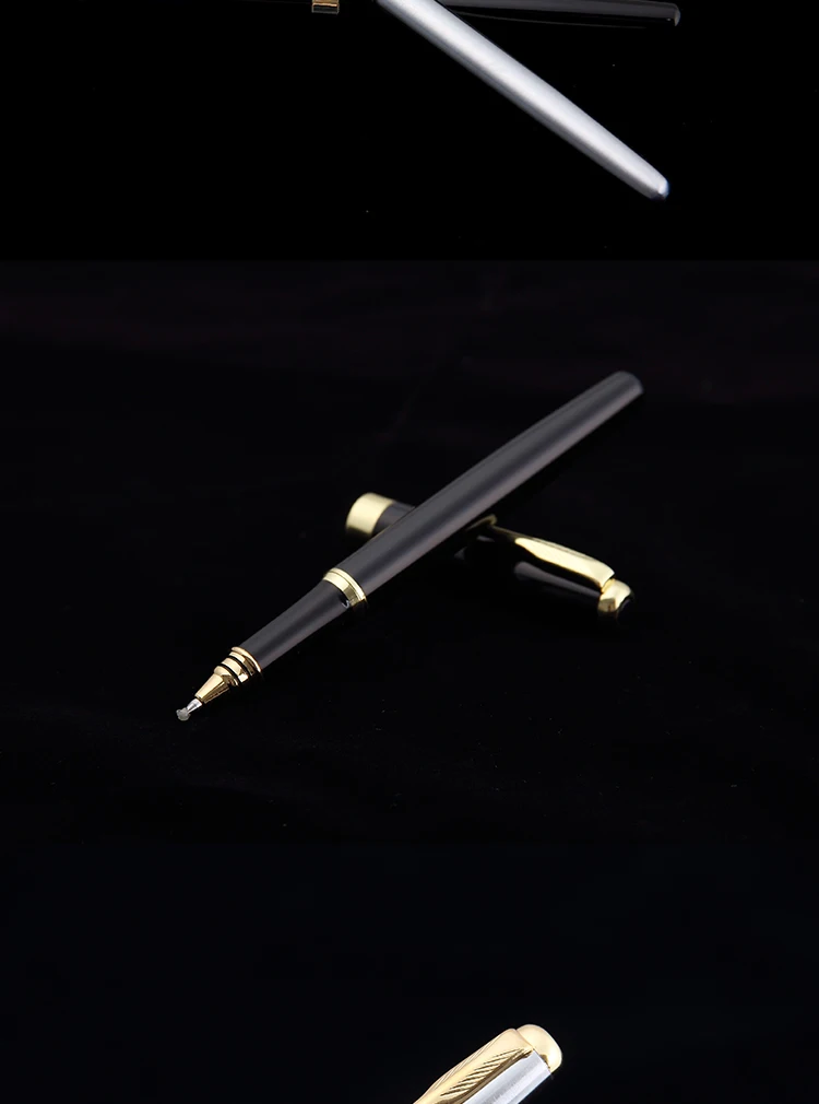 New Steel Metal Roller Ball Pens Stainless Steel Roller Pen Set