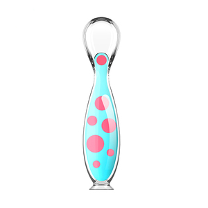 Image of High Quality training safe silicone unbreakable feeder silicone spoon baby spoon