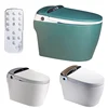 sweet bright color wc gold silver sugar color massage toilet automatic flush toilet seat ceramic female travel bus toilet set