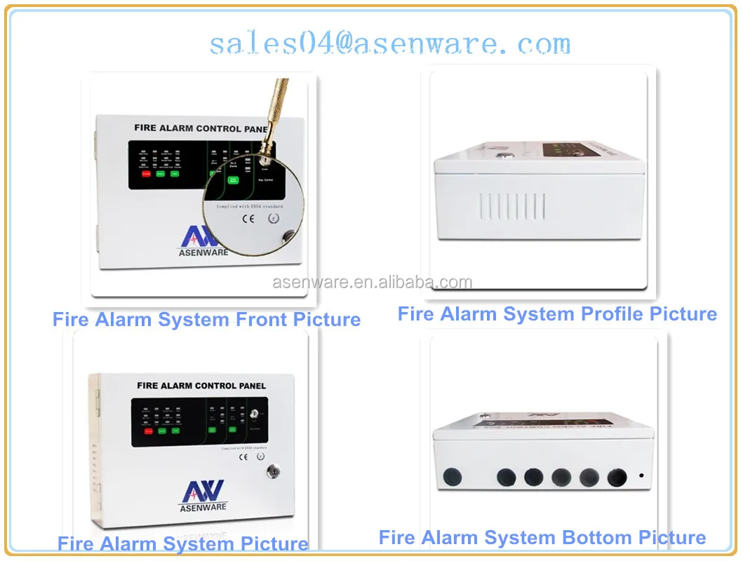 Asenware Brand Conventional Fire Alarm Control Panel