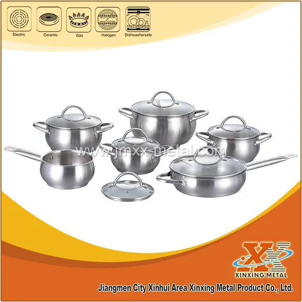 12pcs Stainless Steel Kitchenware Set Cookware Set Buy