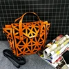 Wholesale casual tote geometric hologram pvc the top designer customizable handbags new york