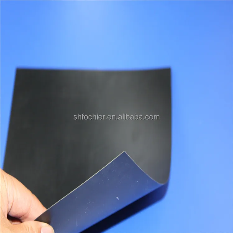 High Polish Black Plastic Sheet Thermoplastic Moldable Plastic 1mm