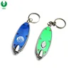 Customized Logo Plastic Oval Shape Keychain Led Flashlight