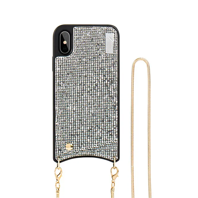 

phone wallet crossbody Cover For iphone XR/xsmax/xs Glitter Luxury Strap Cross Body Phone Case Mobile Bag, N/a