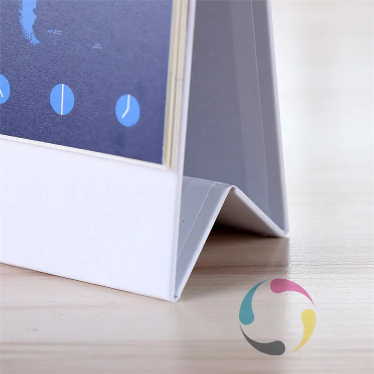 
wholesale daily spiral bound tent desk calendar printing 