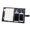 Custom High Quality Corporate Gift Ideas PU Notebook with Power Bank