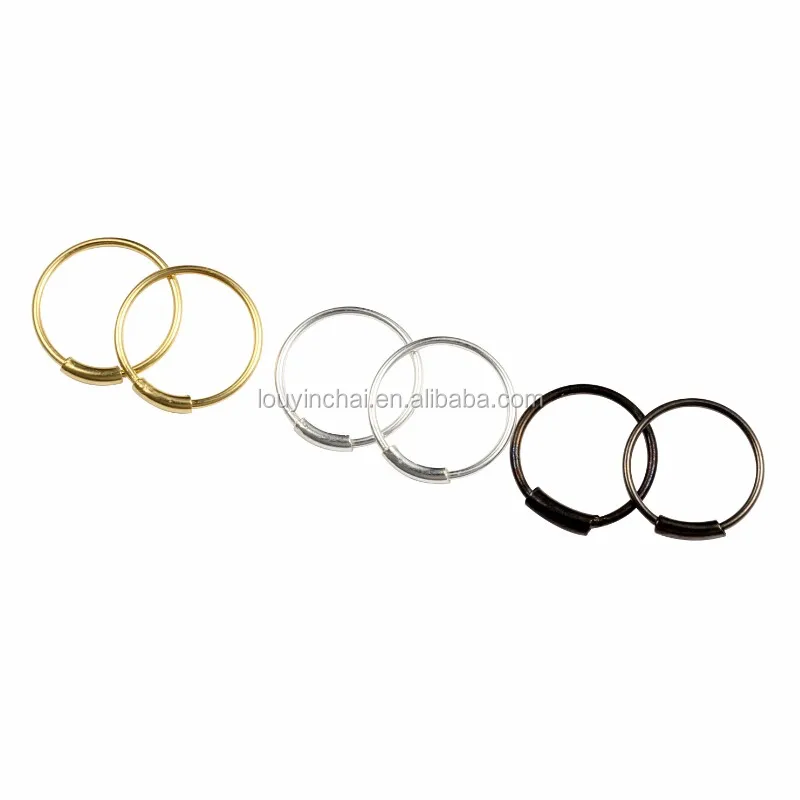 

925 sterling silver hoop nose ring