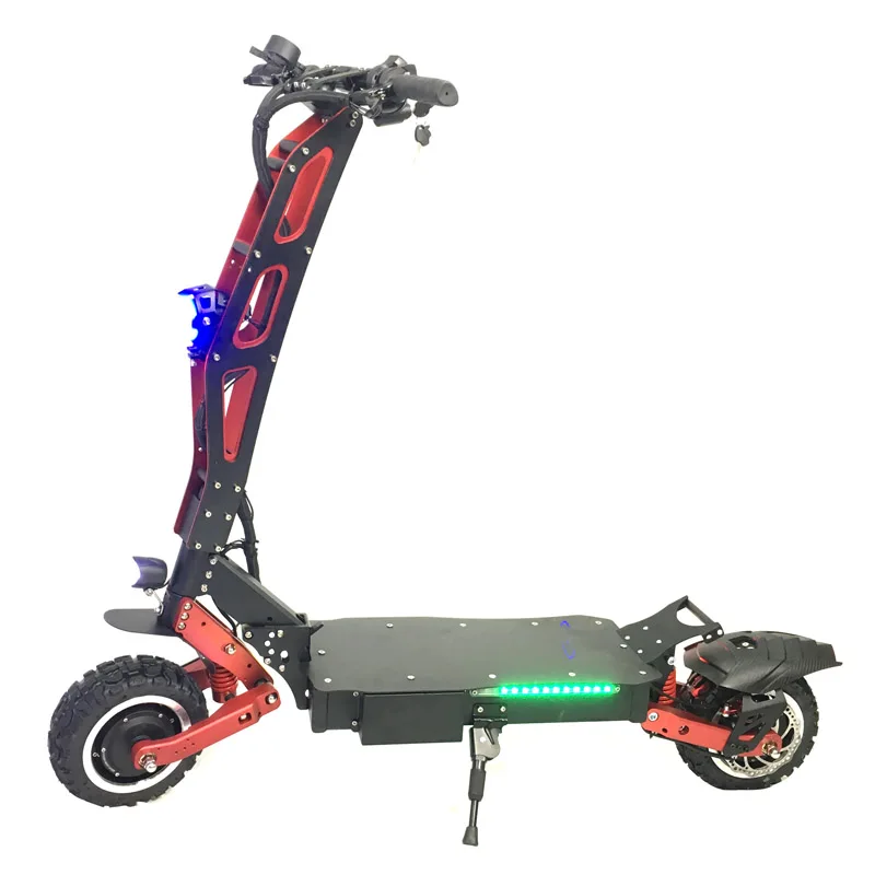 

Manufacturer wholesale electric scooter with CE Certification dual motor best performance scooter, Black+red