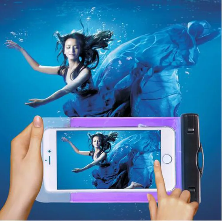 

Guangzhou OEM good price ipx8 pvc waterproof cell phone pouch