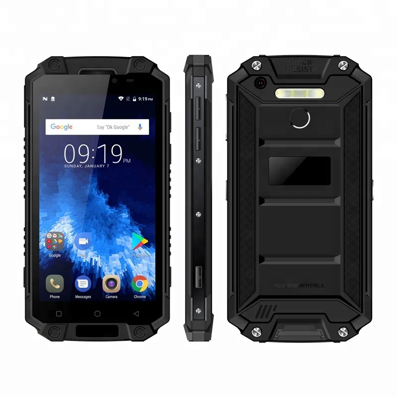 Original POPTEL P9000 Max 5.5 inch Helio P10 Octa Core 4GB+64GB 9000mah 9V/2A fast charge IP68 Waterproof NFC Rugged Smartphone