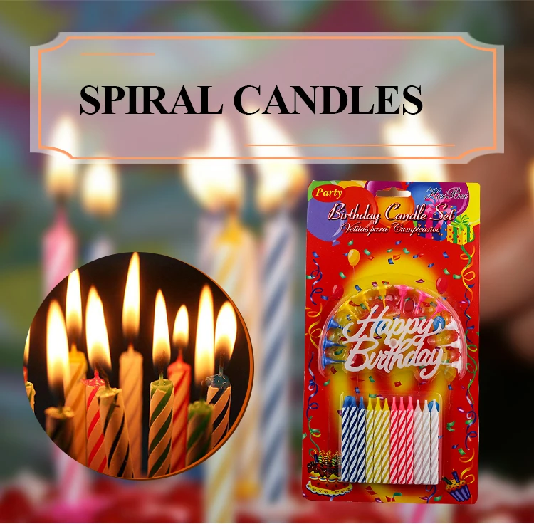 Colorful Magic Spiral Birthday Candles In Bulk Buy Birthday Candles