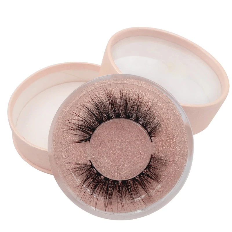 

3d handmade mink eyelashes makeup full strip eyelashes messy mink eyelashes 1 box, Natural black