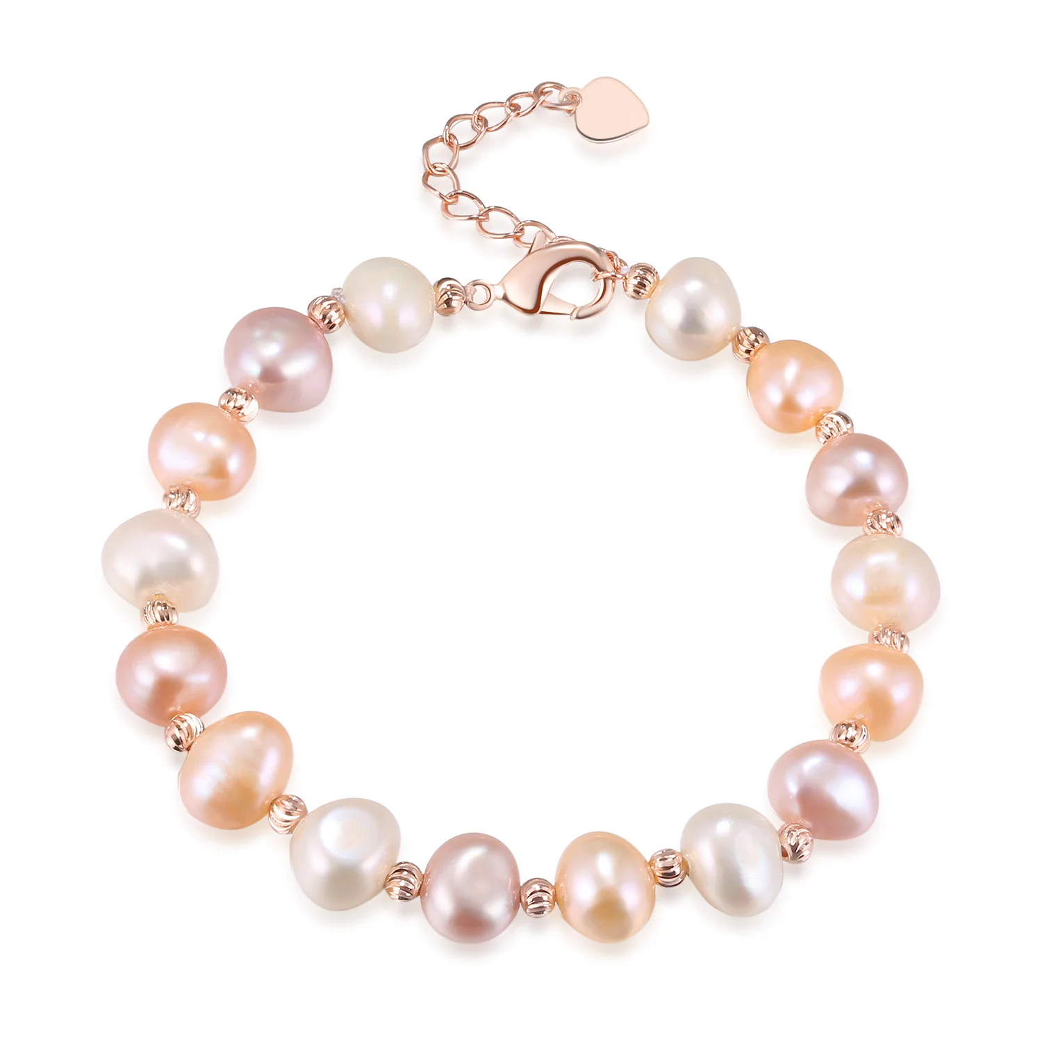 

Promotion 925 sterling silver baroque freshwater pearl bracelets for women