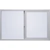 Aluminum sunroom house sliding window tempered insulated glass design