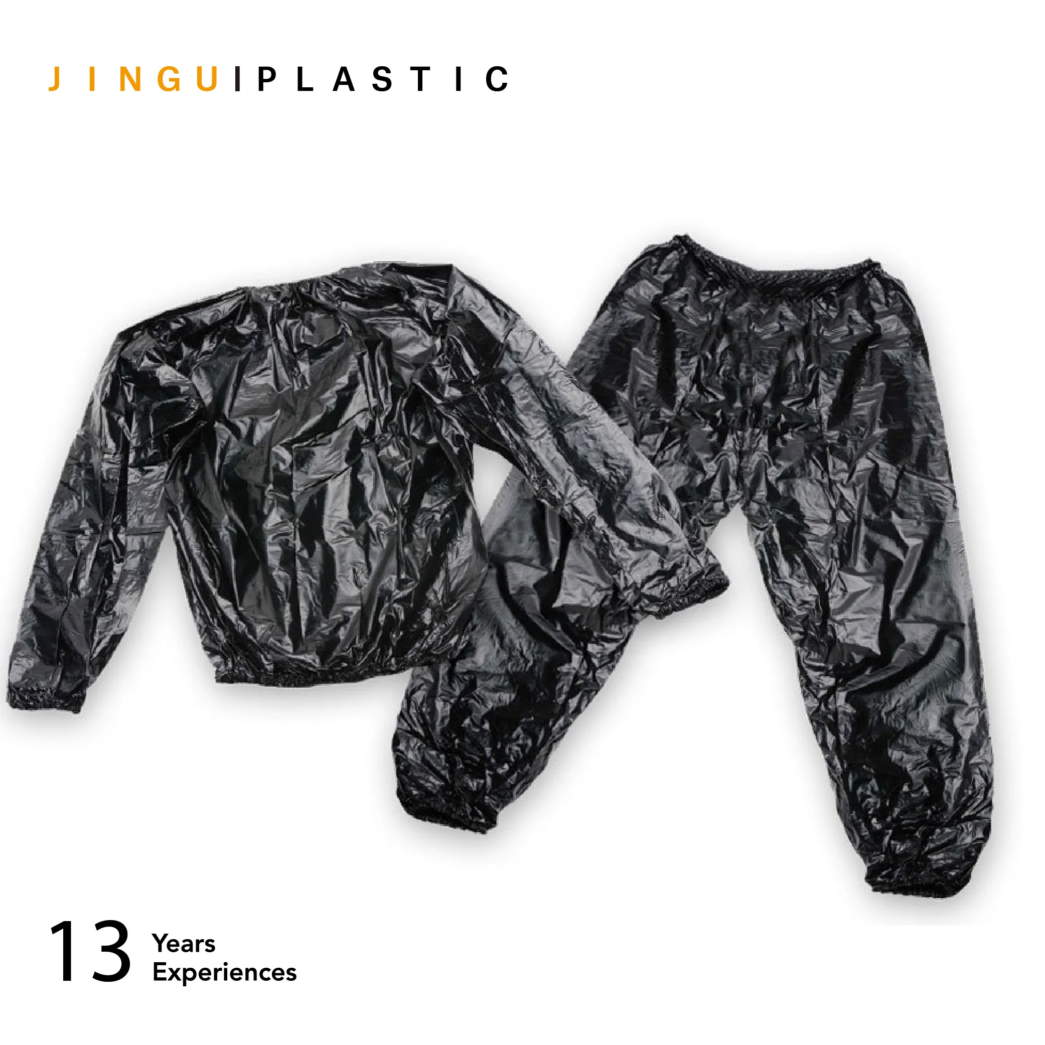 
custom fitness sweat pvc plastic sauna suit losing weight 