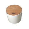 Simple Design Mini Barrels Coffee Table With Storage Space