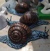 Garden animal decoration resin snail statue