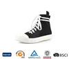 stylish design spring best quality low price wholesale casual high top elevator inside black and white lace up mens sneakers