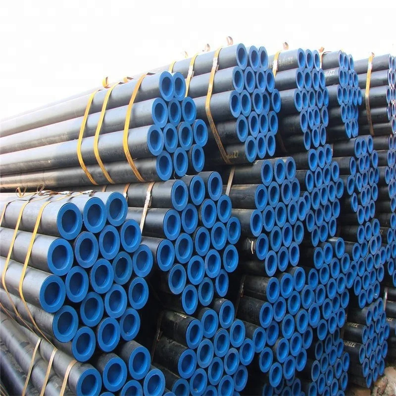 ASTM A53 API 5L Round Black Seamless Carbon Steel Pipe and Tube