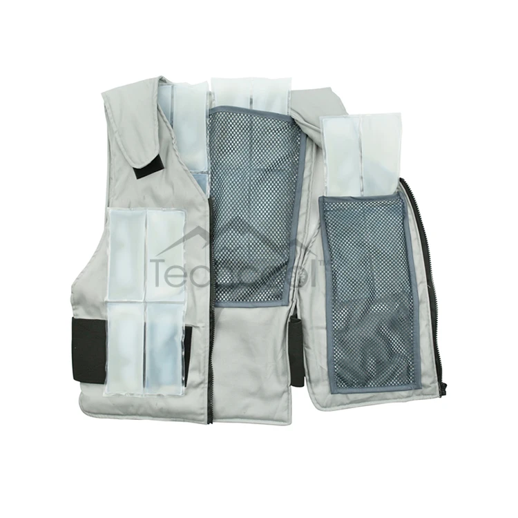
Techcool Summer Cold Pack Gel Pad Ice Cooling Vest Without Ice Packs 