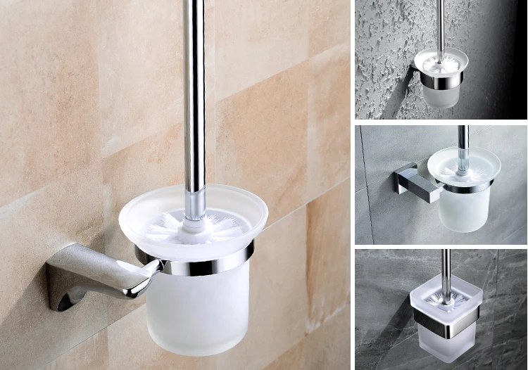 Wholesale Low Price Eco-friendly Stainless Steel Set Holder And Toilet Brush