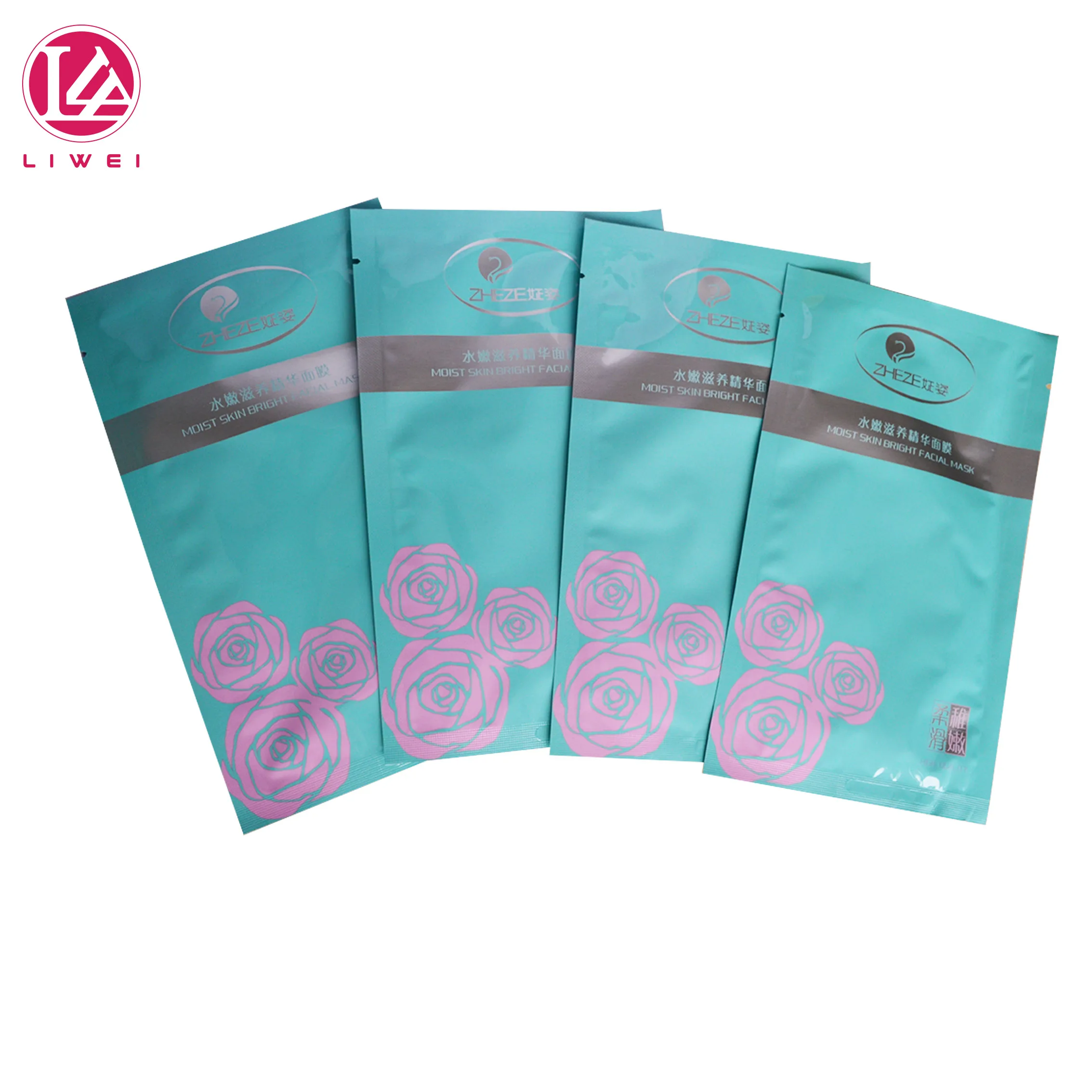 
Guangzhou Factory Customized Design Good Quality Deep Moisturizing Moisturizing Brightening Rose Herbal Extracts Facial Mask 