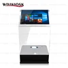30 Inch Holo Terminal Projection Transparent glass interactive touch Kiosk with Touch foil