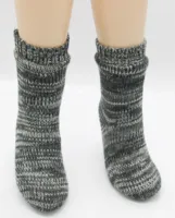

Womens Thermal Sherpa Lined Nonskid Fleece Lined Winter Soft Cozy Winter fuzzy ripple slipper socks