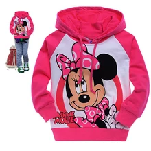 Novo! 2016 primavera outono meninos meninas outwear crianças encapuzados roupas esportivas T-shirt 100% algodão desgaste dos miúdos